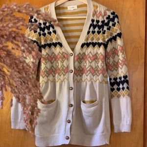 BOGO! Anthropologie Fiets Voor Wool Blend Cardigan